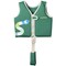 Sunnylife: Kids Float Vest 1-2 - Into the Jungle - Green & Snake, Children Up To 33lbs, Pool & Water Jacket, Zip Front, Safety Strap, Natural Rubber